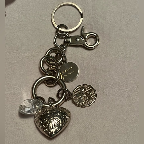 Kathy Van Zeeland Accessories - Kathy Van Zeeland gold keychain 6” long